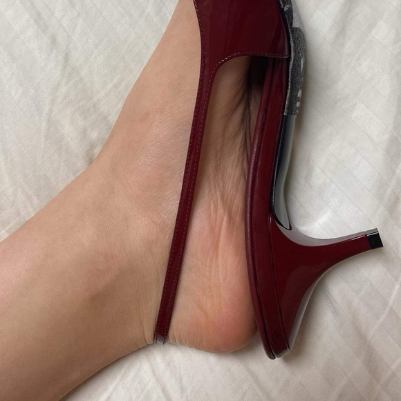Miu miu crimson slingback - Picture 5 of 6